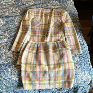 Vintage Emanuel Ungaro Skirt Suit size 2/4